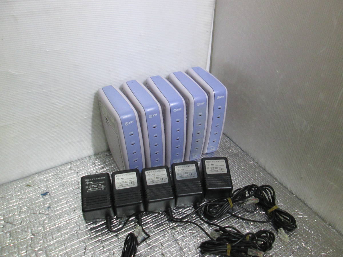 ★NTT西日本ターミナルアダプター ISDNルーター INSメイトV30Slim AC アダプター付き 5台セット★の画像1