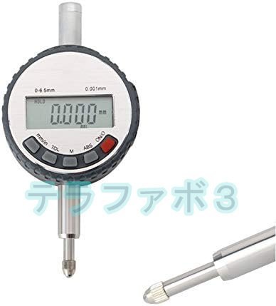 デジタルダイヤルゲージ 測定範囲0-6.5mm 精度0.001mm 平面度 デジタルダイヤルゲージ 測定範囲0-6.5mm 精度0.001mm 平面度
