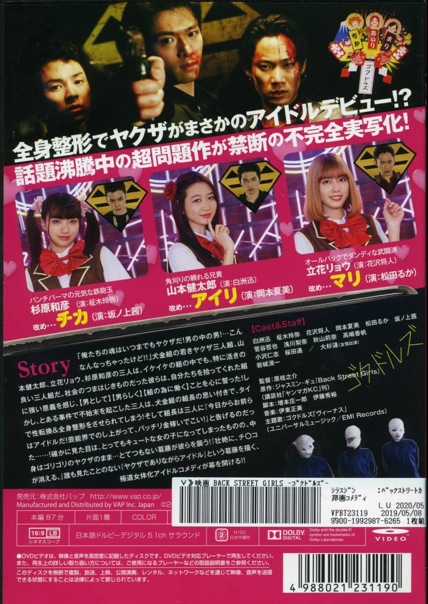 ★ゴクドルズ　BACK STREET GIRLS★白洲迅/柾木玲弥（DVD・レンタル版）_画像2