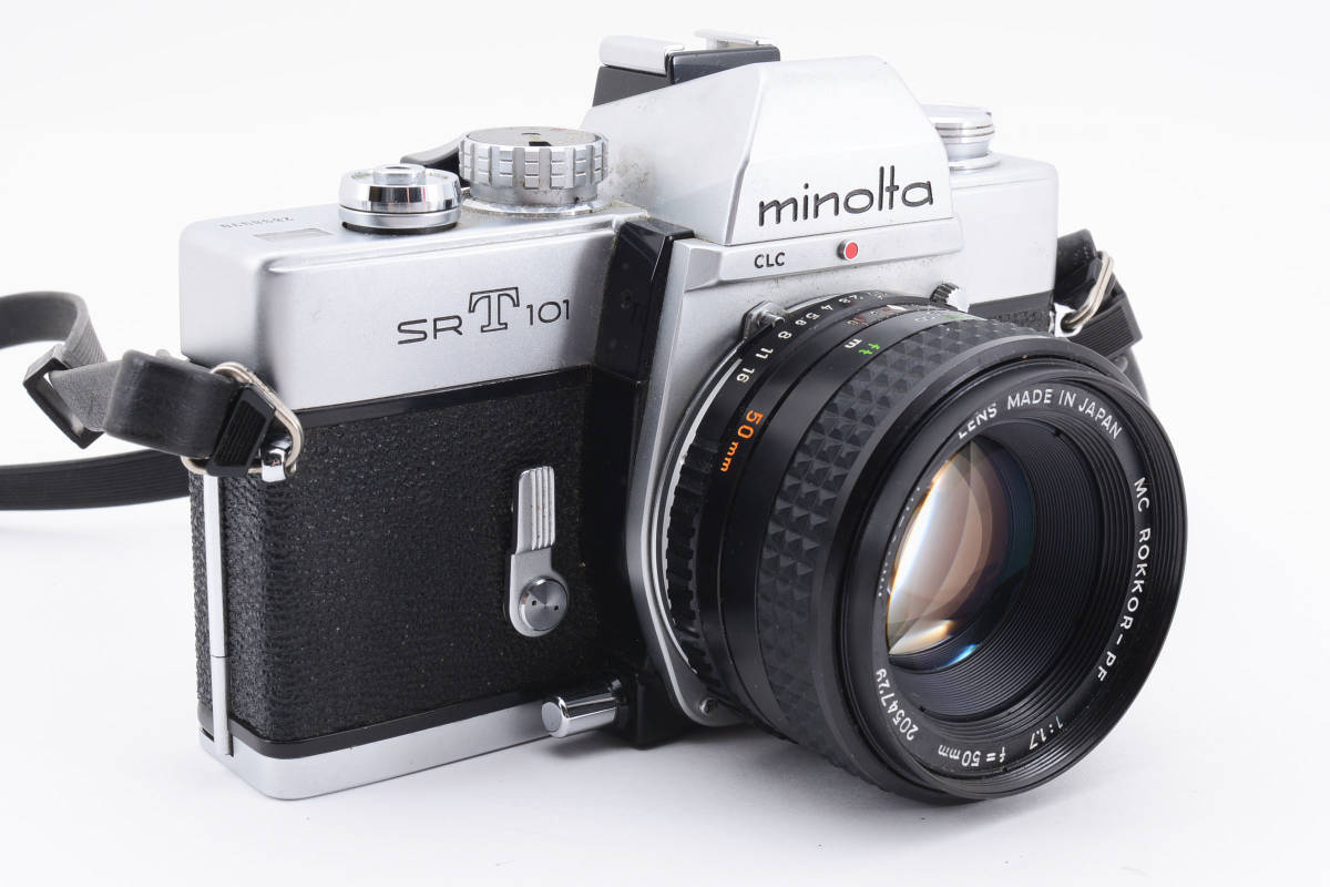 MINOLTA SRT101 ミノルタ フィルムカメラ レンズ付き_画像3