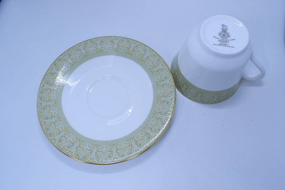 ROYAL DOULTON/ロイヤルドルトン/カップ＆ソーサー2客セット/ティーカップ/洋食器/TMK2501_画像5