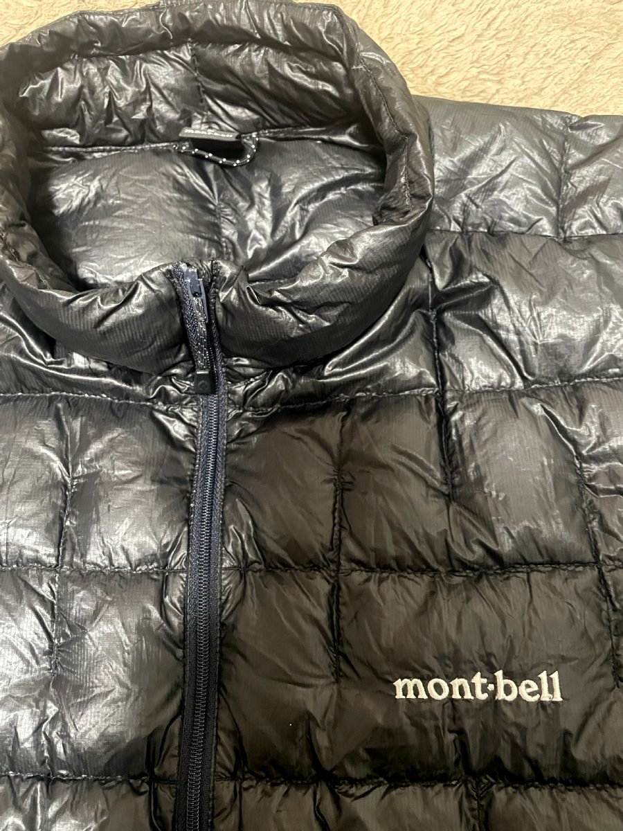 【美品】mont-bell モンベル プラズマ1000 ダウンジャケット 雪山登山 ハイキング UL 厳冬期　防寒 OMM HOUDIN _画像4