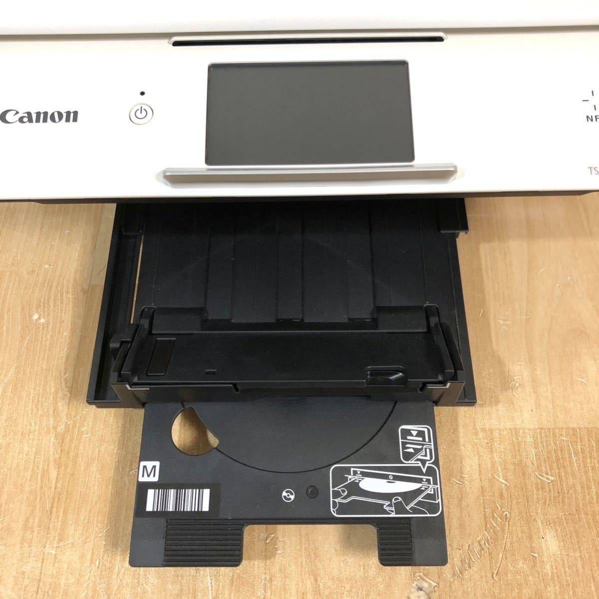 CANON PIXUS TS8030 WH 総印刷枚数1600枚以下 インクジェットプリンタ キャノン 複合機 ②