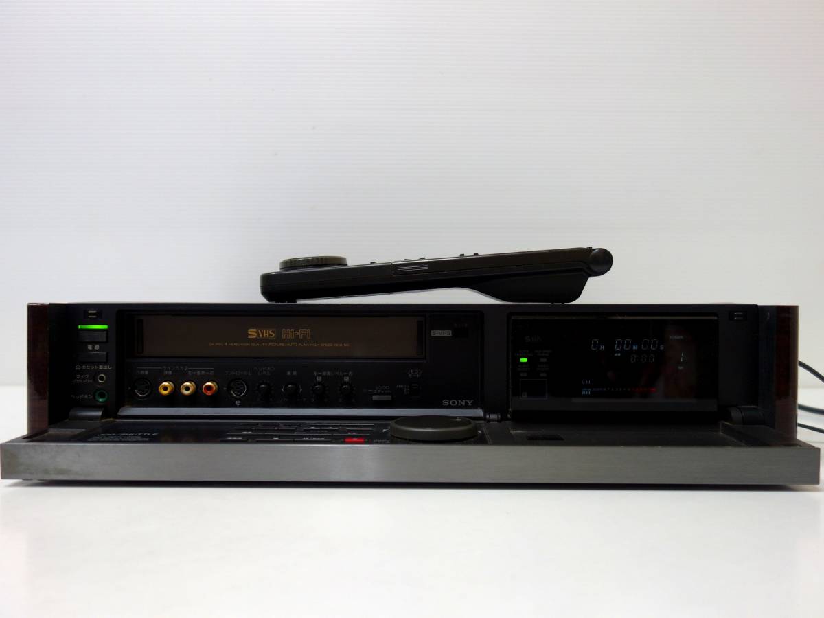 1円～！SONY ソニー S-VHS ビデオカセットレコーダー SLV-R5 ビデオデッキ_画像2