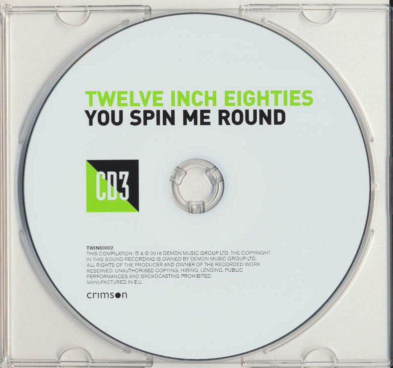 CD●V.A●Twelve Inch Eighties: You Spin Me Round/3枚組_画像10