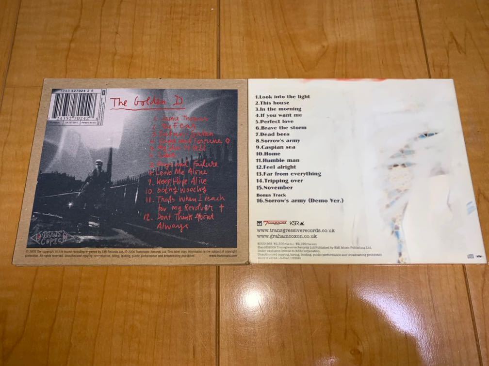 [ б/у CD]Graham Coxon альбом 2 шт. комплект / Graham *kokson/ The Golden D / The Spinning Top / Blur /bla-