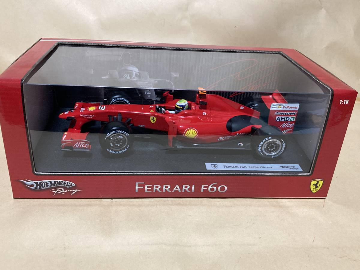 1/18 Hotwheels 2009' Ferrari F60 #3 Felipe Massa　美品　　同梱不可_画像10
