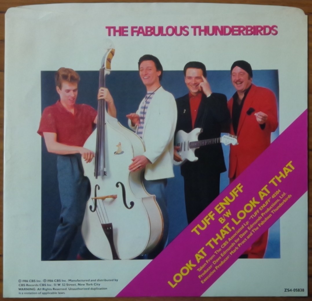 輸入盤ジャケットのみ : ファビュラス・サンダーバーズ The Fabulous Thunderbirds / ピクチャースリーヴ3種（レコードは付いていません。)の画像3