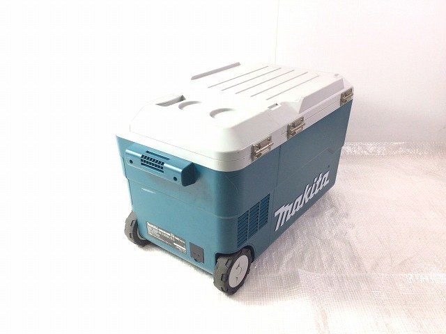 【送料無料☆彡ジャンク出品】makita マキタ 18V 充電式保冷温庫 CW180D 本体＋ACアダプタ コードレス クーラーボックス アウトドア 77739_画像4