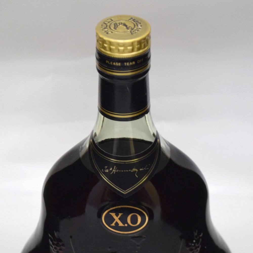 未開栓 ヘネシー XO 金キャップ グリーンボトル 700ml 40度 ブランデー コニャック Hennessy COGNAC_画像3