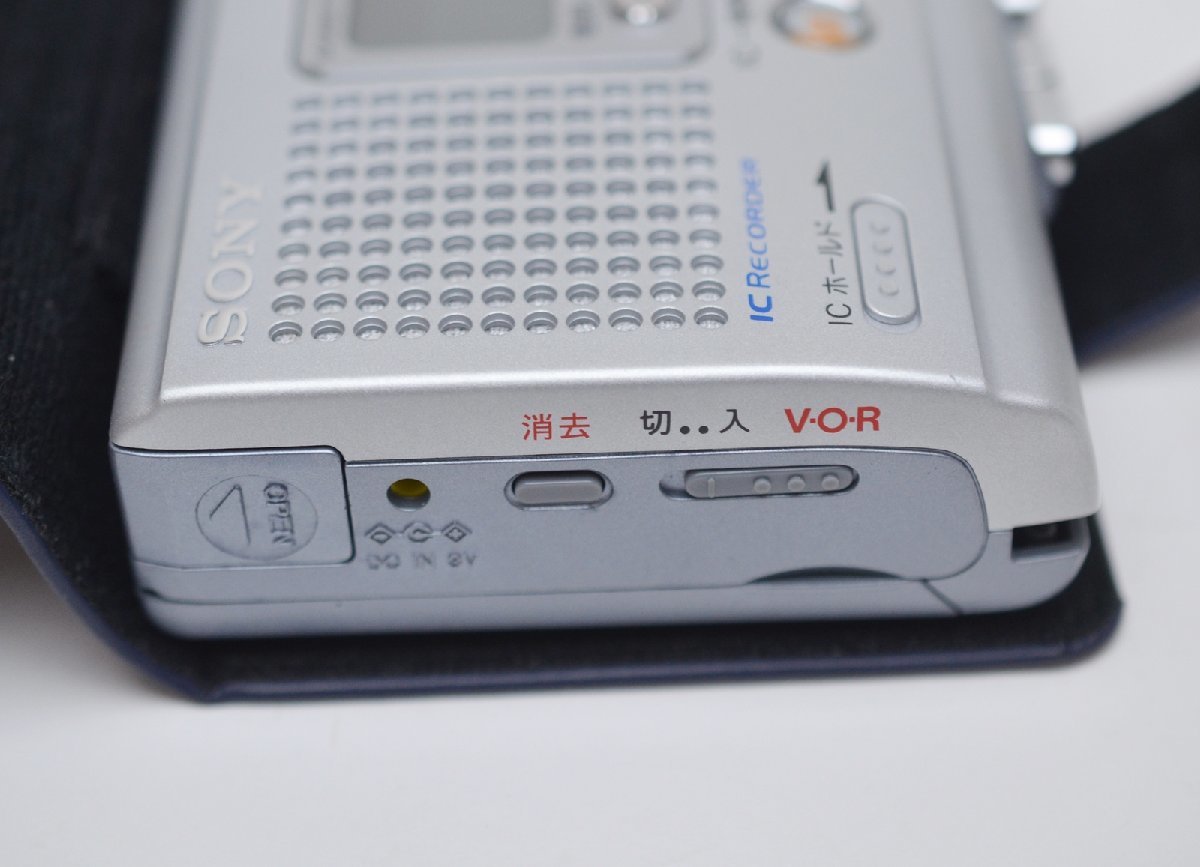 良品 SONY ICレコーダー付 テープレコーダー TCM-IC100 ソニー_画像6