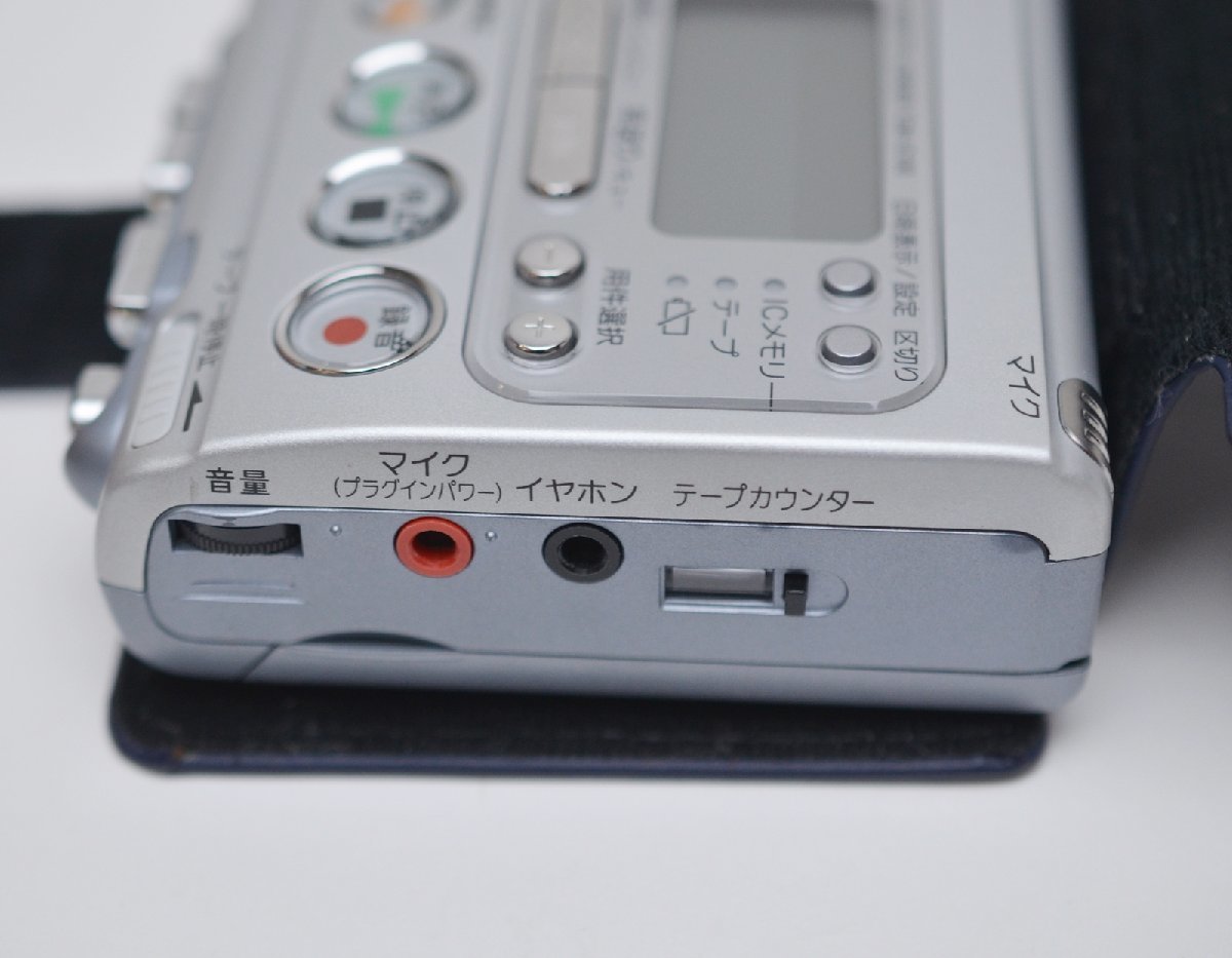 良品 SONY ICレコーダー付 テープレコーダー TCM-IC100 ソニー_画像8