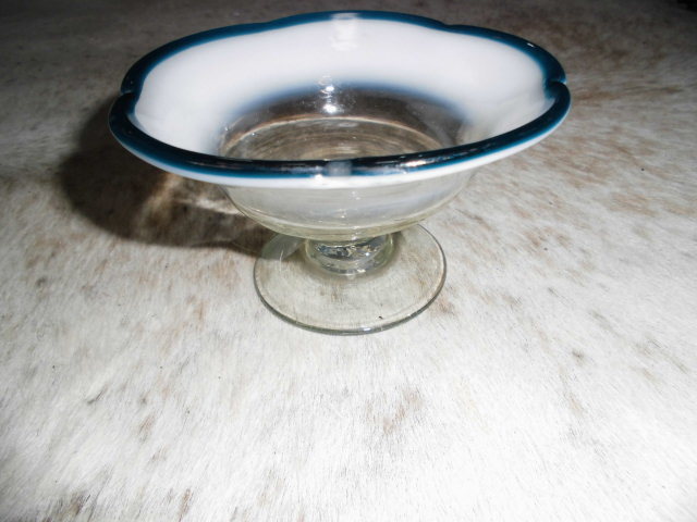 「尾張野骨董蔵出し」NO 2089-86 氷ガラスカップ