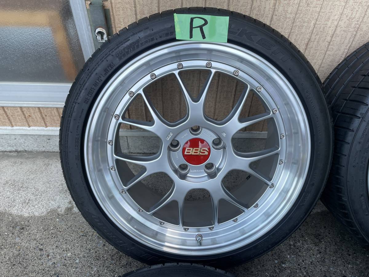 BBS LM-R 19インチホイール＆タイヤセット 4本 LM302 8.5J +43 LM328 9.5J +50 5H PCD114.3 235-40-19 265-35-19の画像4