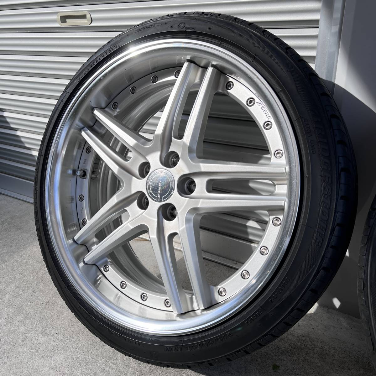 良品 WORK GNOSIS GR205 ワークグノーシス18インチホイール 良品 WORK GNOSIS GR205 ワークグノーシス18インチホイール