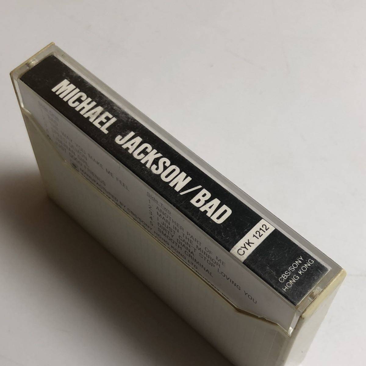 洋楽 カセットテープ アルバム MICHAEL JACKSON マイケル・ジャクソン BAD バッド CYK-1212 激レア 希少 人気 廃盤 絶版_画像2