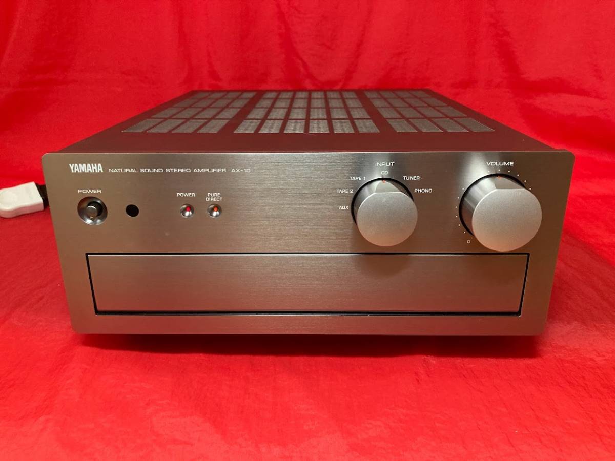 美品・コンデンサー交換・スピーカーリレー交換・各VRメンテ済　YAMAHA　ヤマハ　AX-10　_画像1