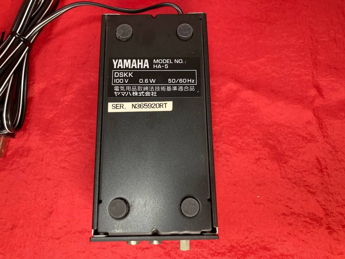 送料無料・美品・動作確認済み　製造年2000年　ヤマハ フォノイコライザー　HA-5_画像6