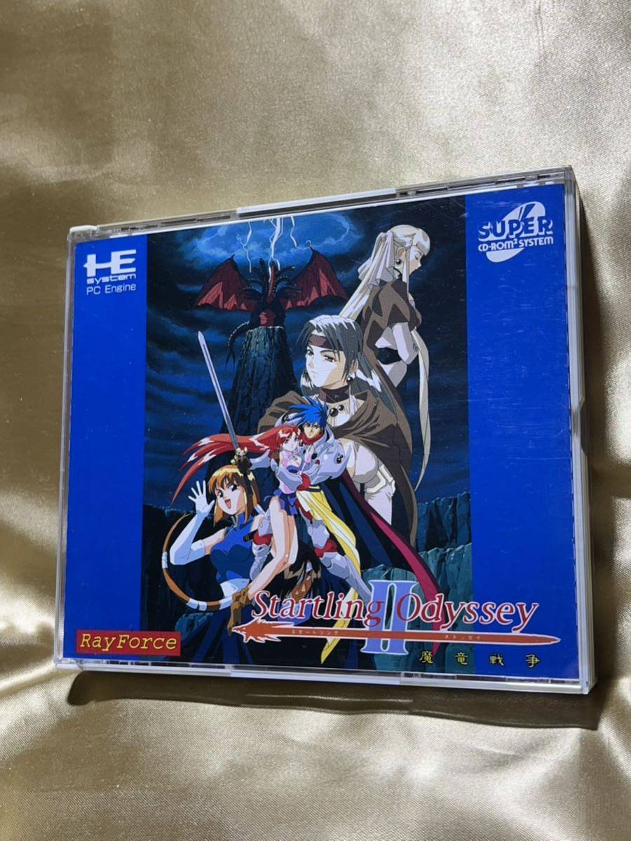 美品！！★PCE スタートリング オデッセイ2 魔竜戦争 / SUPER CD ROM ソフト / Startring Odyss Ⅱ RayForce レイフォース _画像1