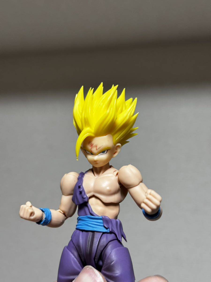 S.H.フィギュアーツ ドラゴンボール　孫悟飯　少年期　スーパーサイヤ人　ヘッド カスタム品_画像3