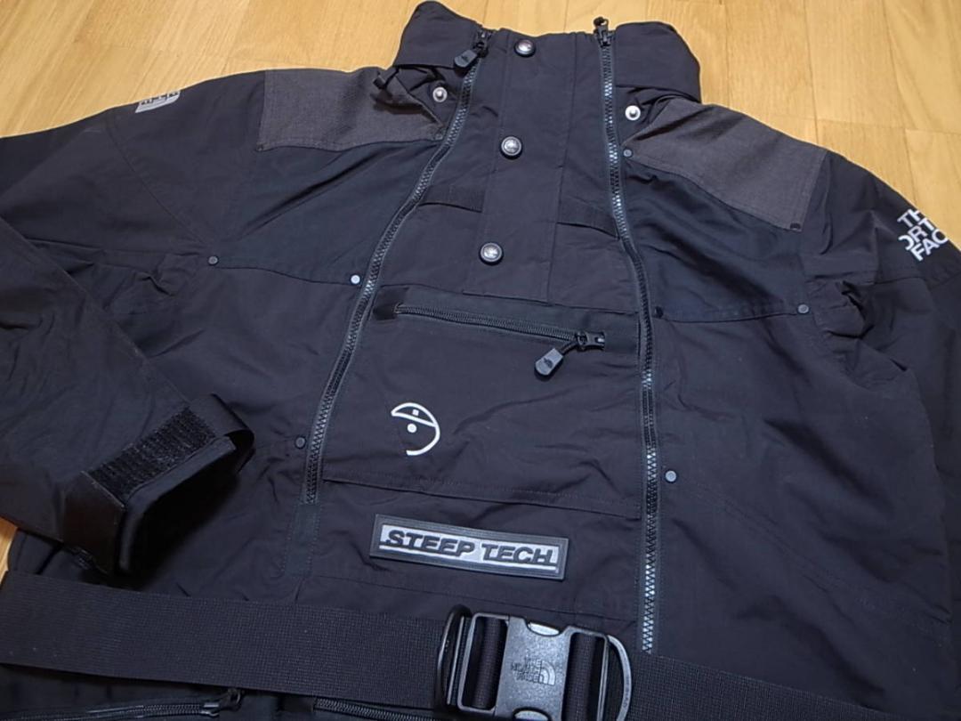 【送料無料 即決】海外限定 THE NORTH FACE STEEP TECH APOGEE JACKET XL新品 TNF BLACK ブラック黒 スティープテック アポジー ジャケット