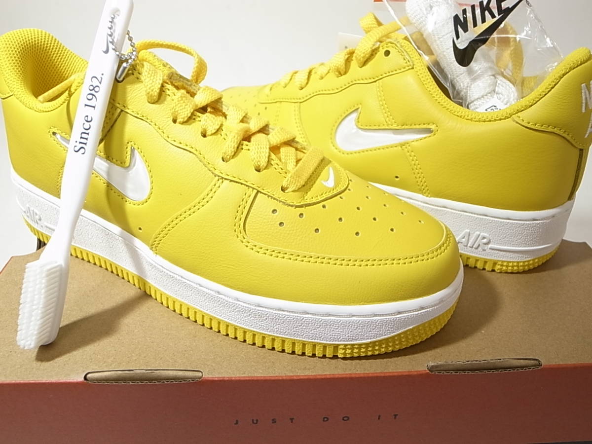 【送料無料 即決】NIKE AIR FORCE 1 LOW RETRO JEWEL COLOR OF THE MONTH復刻YELLOWイエロー24.5cm US6.5新品FJ1044-700エアフォース40周年_画像1