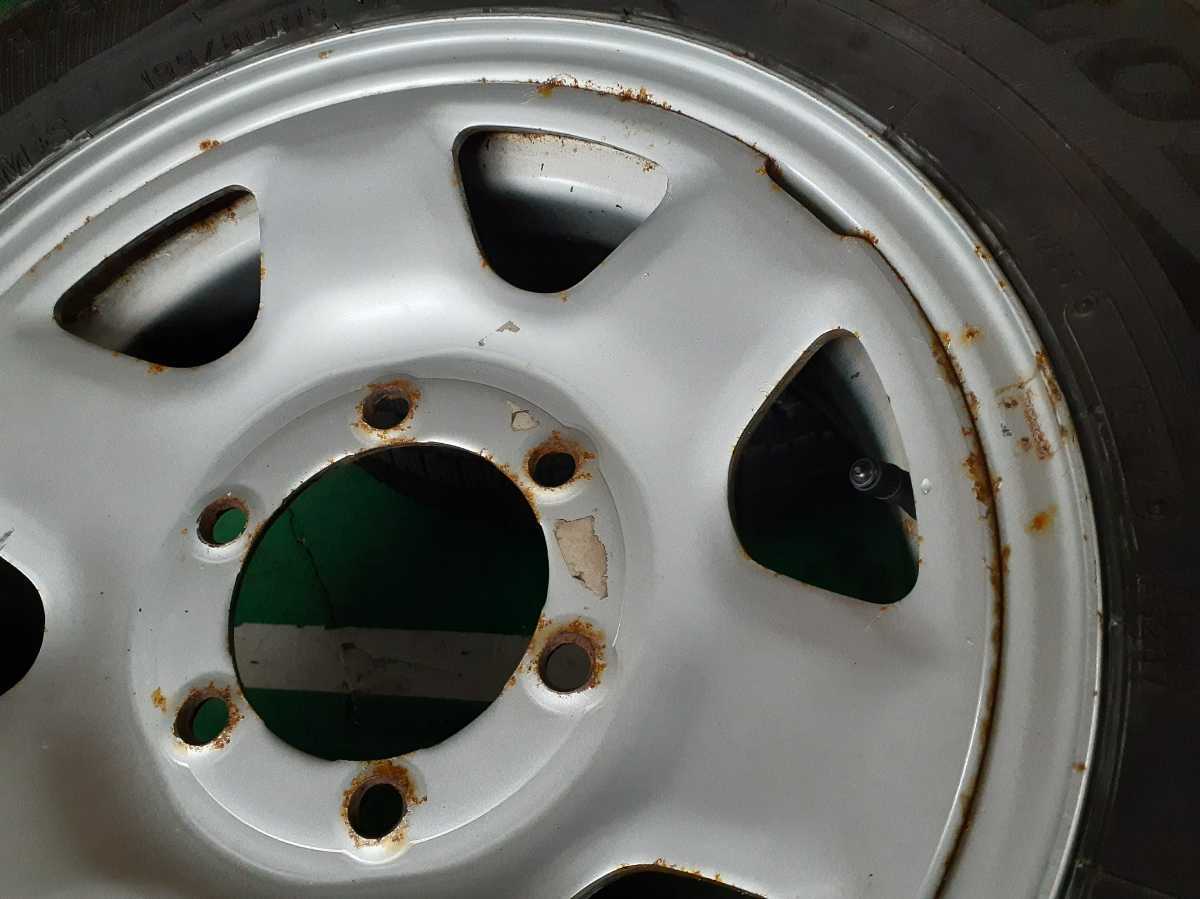 2019 year made spew groove studless 200 series Hiace Caravan Dunlop SV01 195/80R15 107/105L LT 4ps.@6 hole 139.7