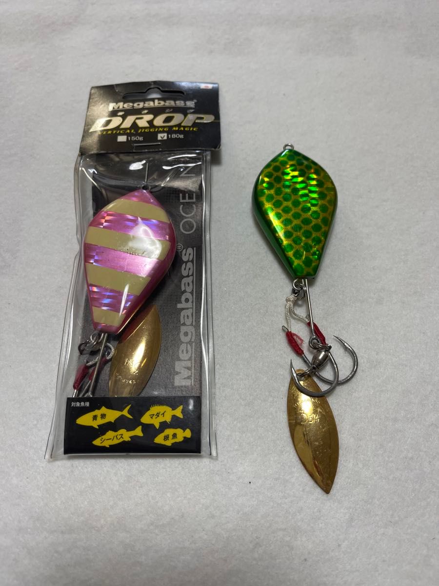 15  Mega bass  DROP 180g MCワークス　カーペンタ　メガバス　 SHIMANO シマノ　根魚　タイ　ブリ