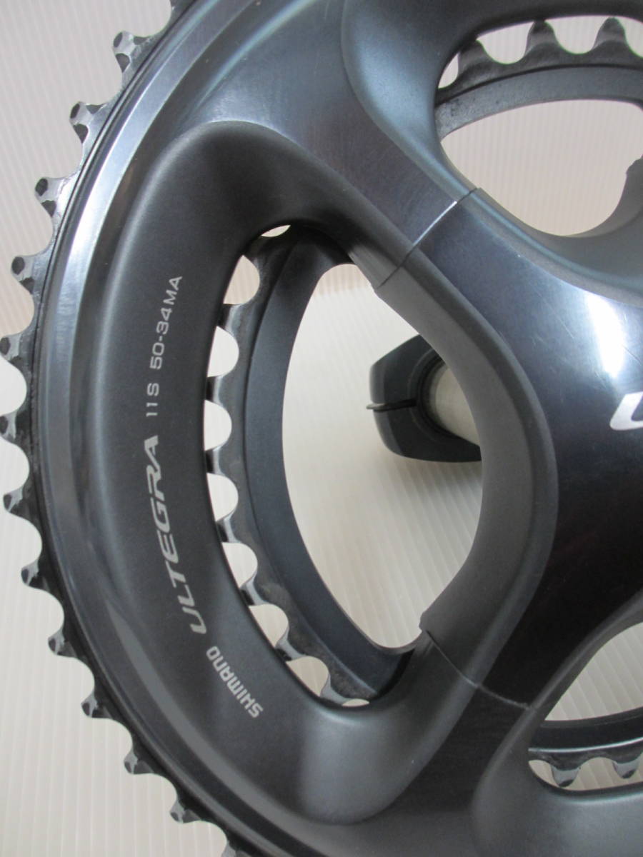 中古美品 SHIMANO シマノ ULTEGRA　アルテグラ FC-6800 165mm 50x34_画像2