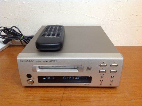 KENWOOD Kenwood Avino DM-SG7 MD recorder MD deck Mini disk remote control attaching # control 12064