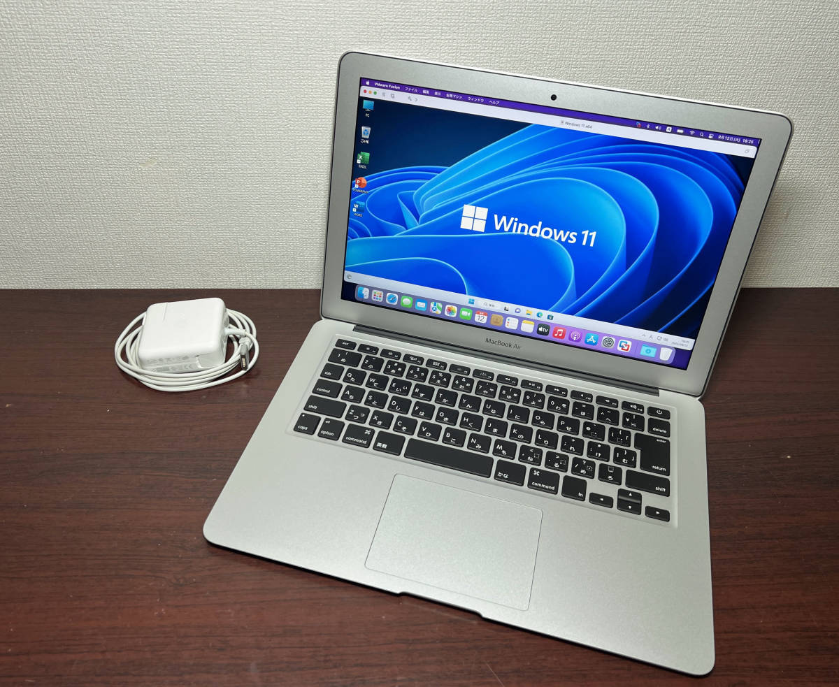 超美品 ◆ MacBook Air 2017 ◆ Core i7 2.2GHz/8G/AppleSSD 512G/macOS Monterey 12/Windows 11 Pro/Office 2021 ◆_画像1