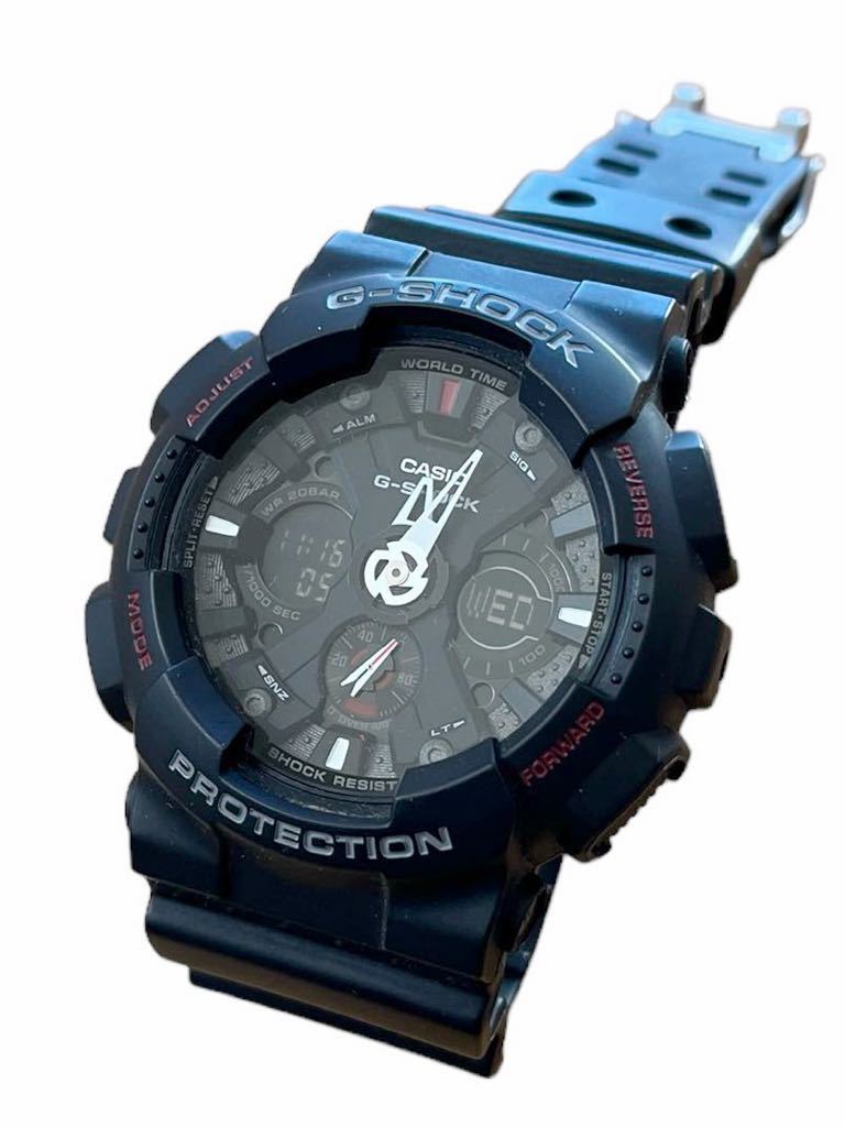 ●●CASIO GーSHOCK Gショック GA120 黒ブラック●●_画像2