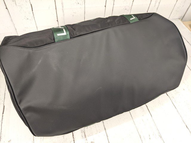 【12yt199】テニスバッグ ラコステ LACOSTE L.23 BAG NH4495WW ブラック×グリーン 美品◆R94_画像5