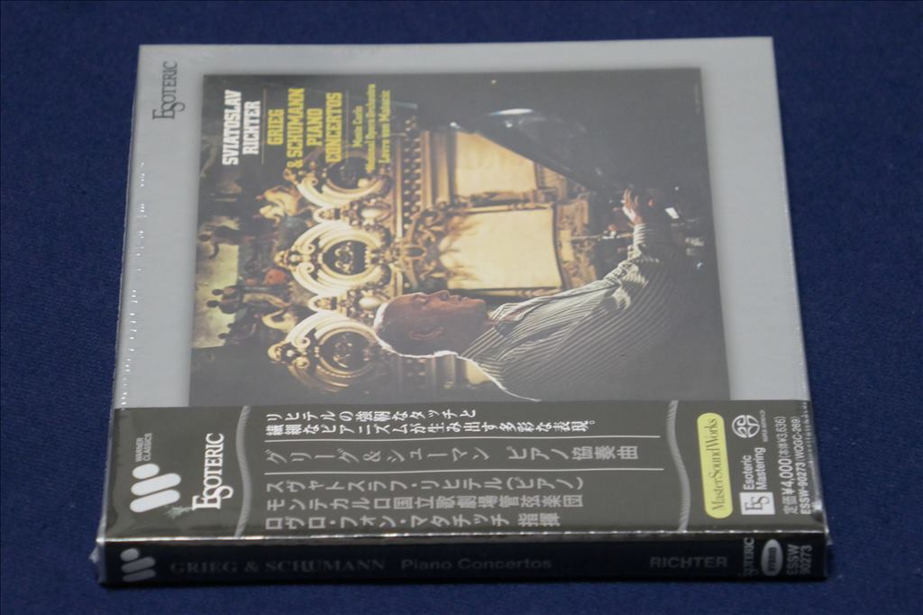 ♪　未開封　エソテリック　ESOTERIC SACD ／ グリーグ ＆ シューマン　ピアノ協奏曲 ／ロヴロ・フォン・マタチッチ　指揮　♪_画像4