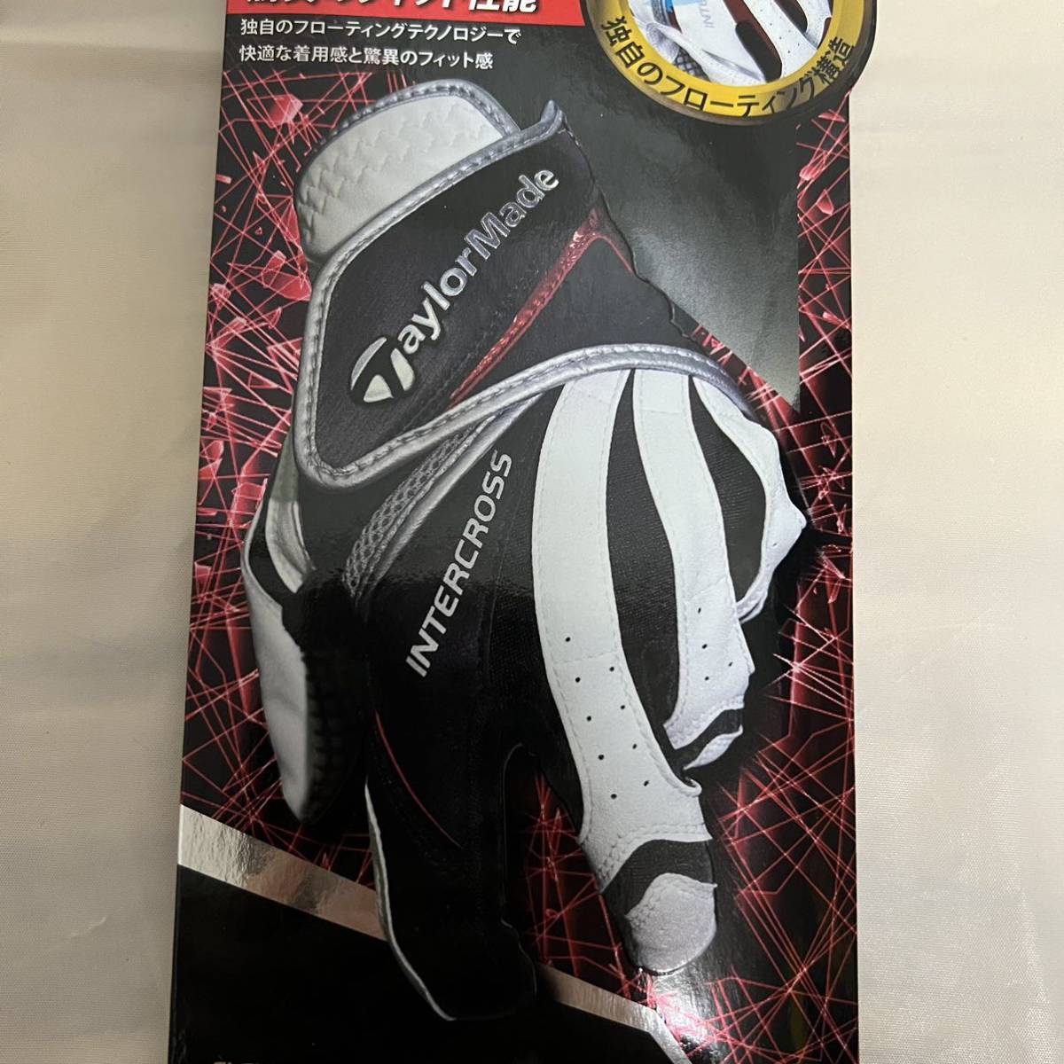 ST■ 未使用 TaylorMade テーラーメイド ゴルフグローブ 2点セット 23〜24cm Mサイズ 手袋 耐久性 ゴルフ スポーツ 未開封 黒 ブラック_画像10