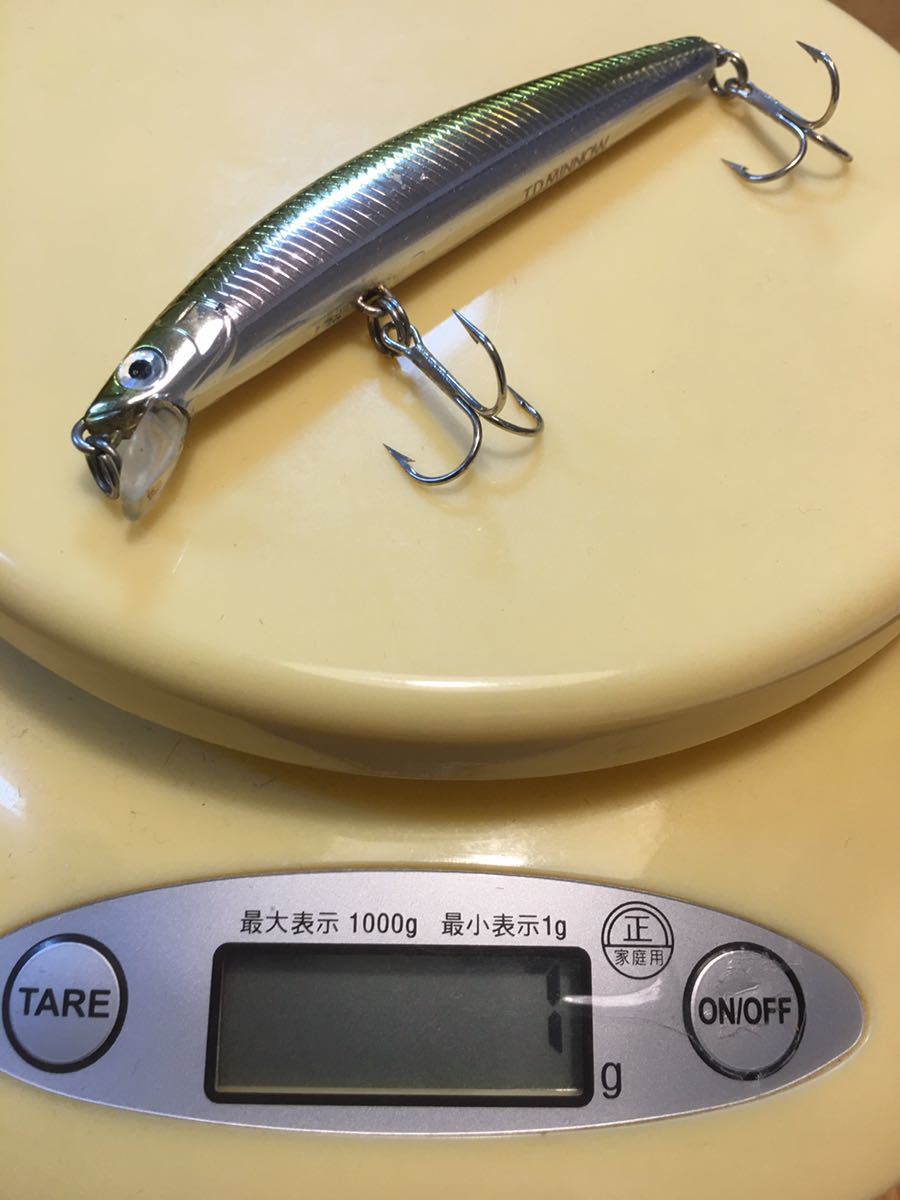 バス・シーバスetc...【美品】ダイワ TDミノー 1091-F [ フローティング 全長95㎜ 約7g ] 検:T.D.MINNOW グローブライドの画像6