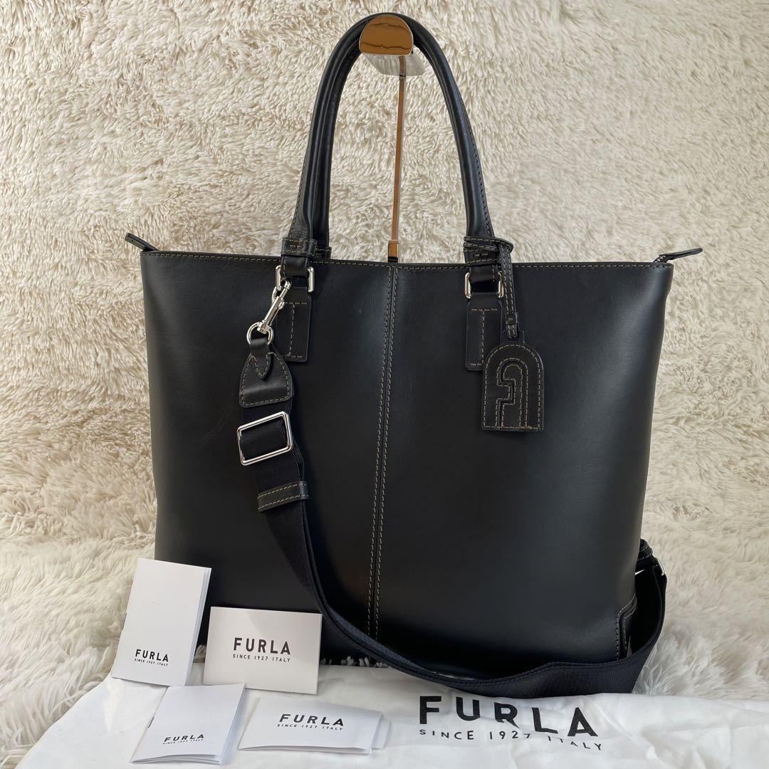 有名人芸能人】 【未使用級】フルラ FURLA バッグ トート ショルダー