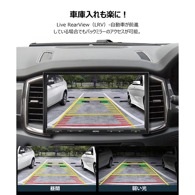 カーナビ インダッシュ 後付け 埋め込み androidナビ Bluetooth 10inch ブルートゥース ディスプレイオーディオ carplayナビ ミラーリング_画像6