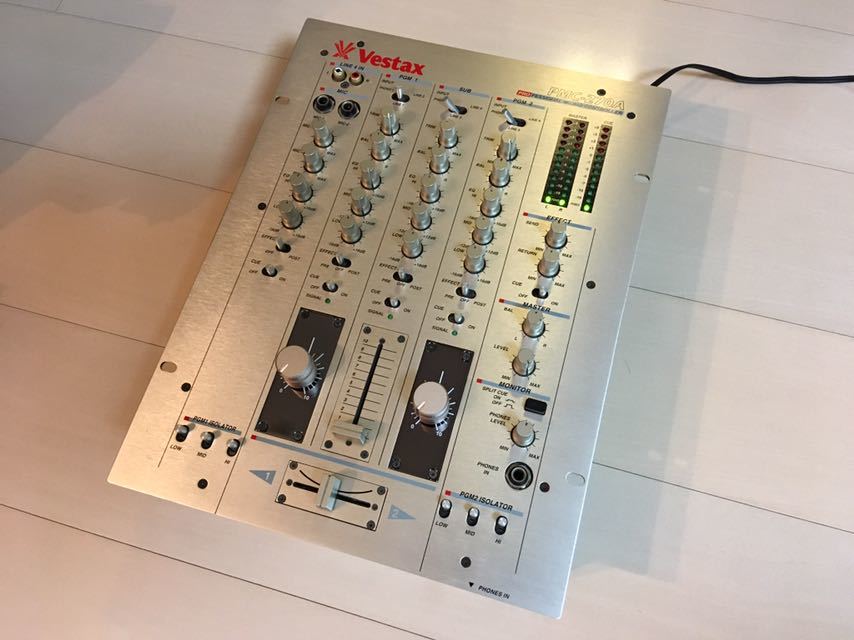 be start ksVESTAX PMC270A rotary Vintage mixer champagne gold used moveable goods low middle height isolator sendo return attaching 