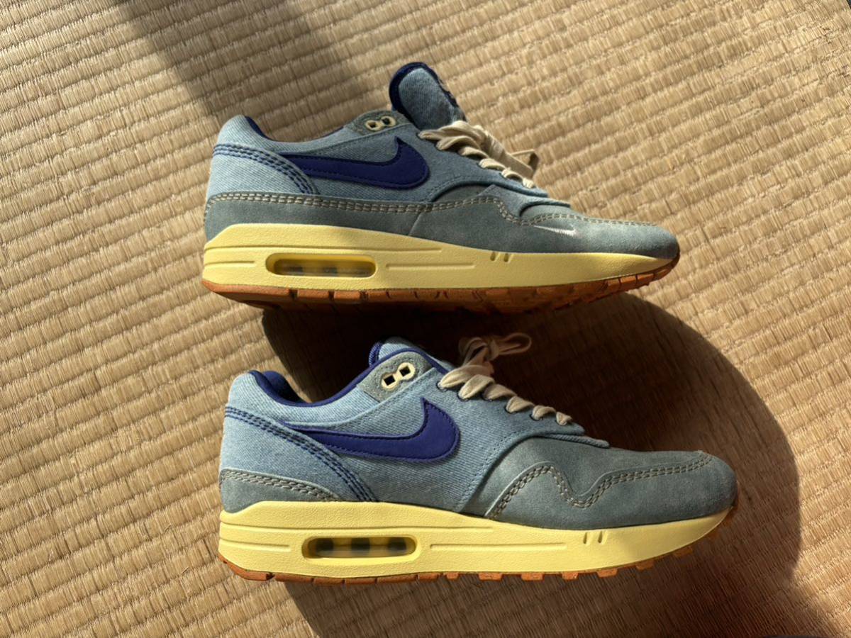 【極美中古】【us9.5-27.5cm】Nike Air Max 1 Premium Dirty Denim_画像3