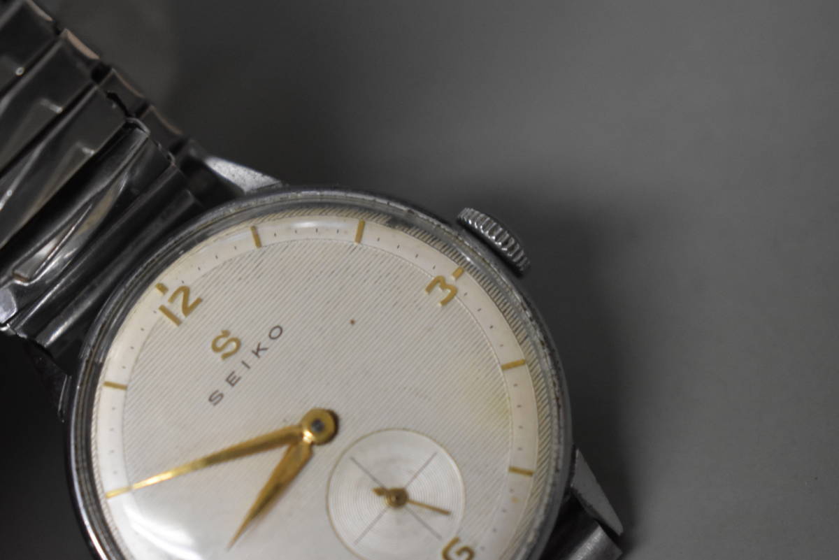 うぶ品　SEIKO　Sマーク　3針　U14003　メンズ腕時計　ビンテージ　未整備品　稼働品_画像9