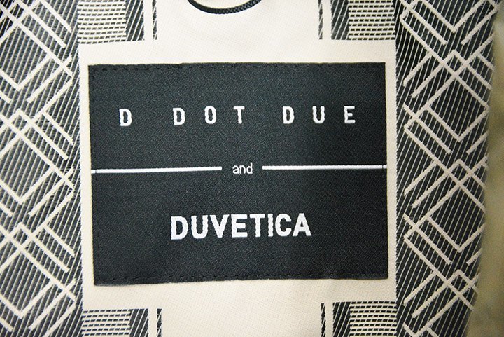 新作 未使用品　D DOT DUE × DUVETICA デュベティカ Wネーム　キルティングダウンジャケット WINONA 44 グリーン　売り切り！_画像7