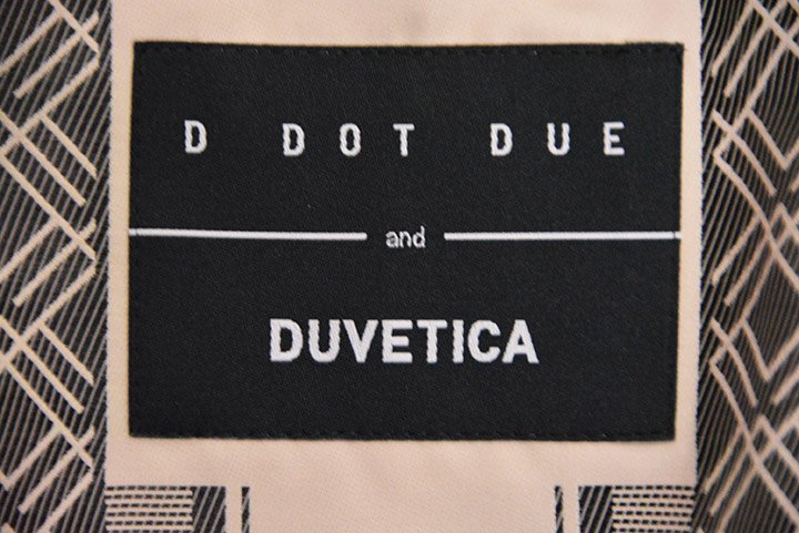 未使用品D　DOT DUE × DUVETICA デュベティカ Wネーム　ダウンコート ELSA 42 ライトピンク_画像7