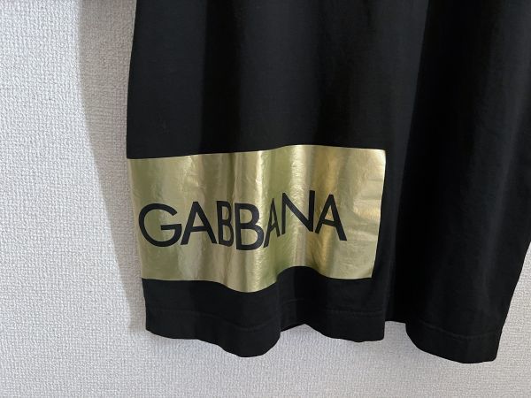 DOLCE&GABBANA ロゴパッチTシャツ 46_画像4