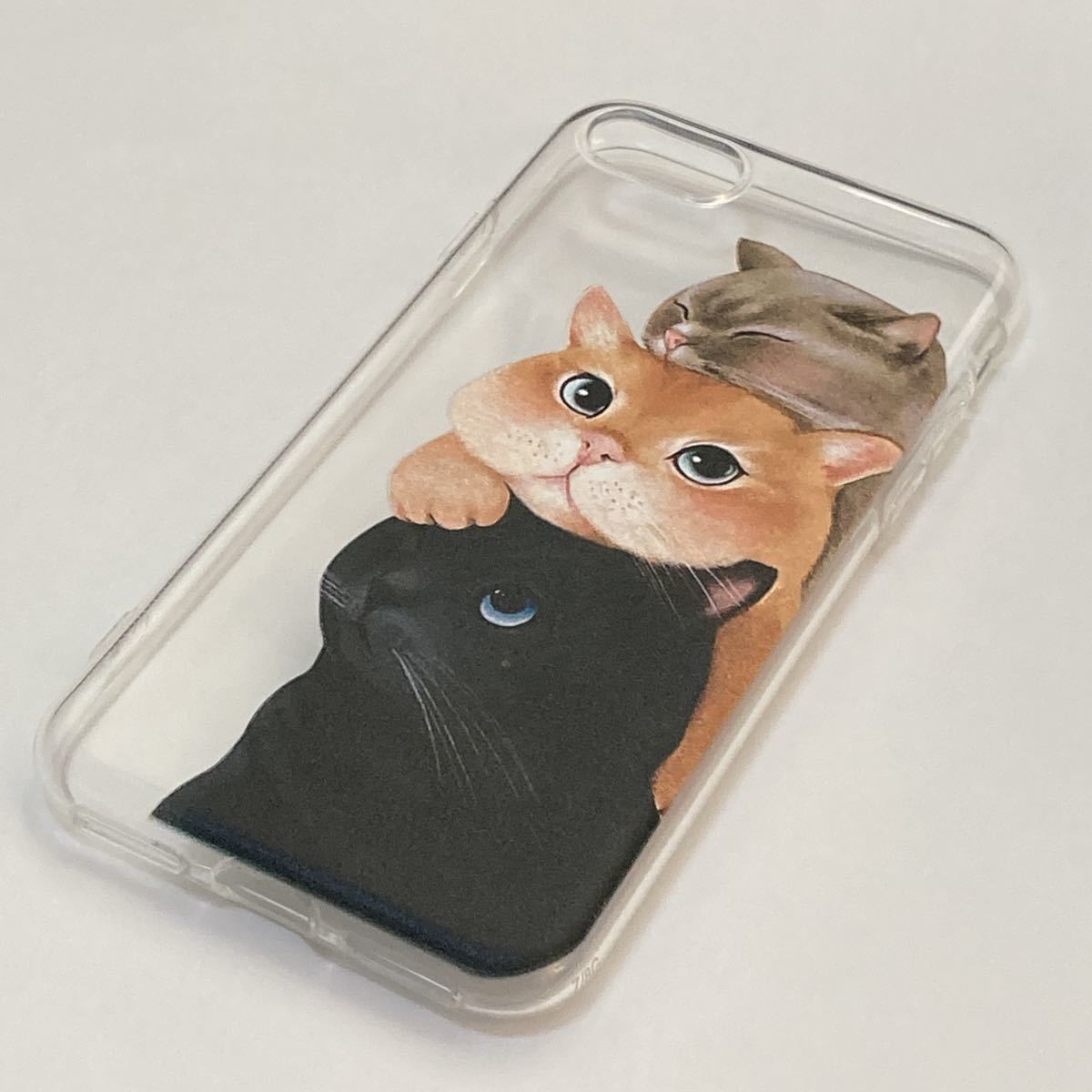 新品　iphoneケース 7/8/SE2.3用 猫のスマホケース　cat かわいい 可愛い癒し ねこ アニマル　動物ネコ イラスト　キャラクター_画像8