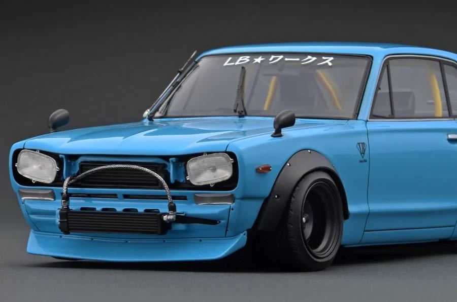 イグニッションモデル 1/18 IG2627 LB-WORKS ハコスカ Hakosuka 2DoorスカイラインWEB限定_画像4