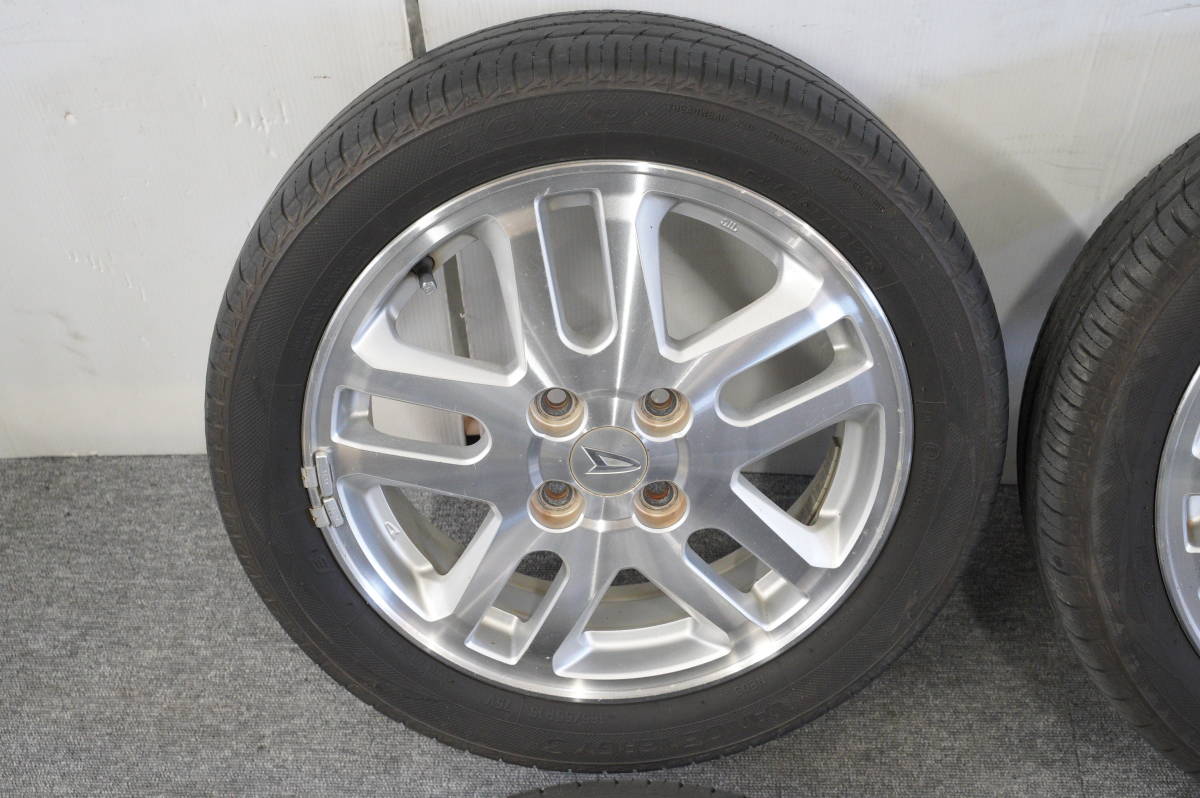 中古 タイヤ アルミホイール 4本 ダイハツ 純正 4.5J 15インチ +45 ハブ経約54mm TOYO NANOENEGY3 wheel:517_画像2