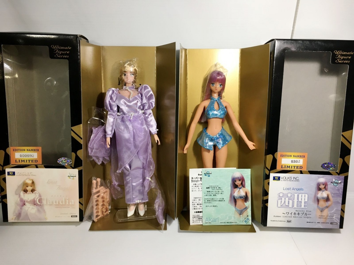 ○【同梱B】【中古】ボークス ロストエンジェルス クラウディア/茜理(あかり)ワイキキブルー 2体セット 現状品 2400031161844_画像1