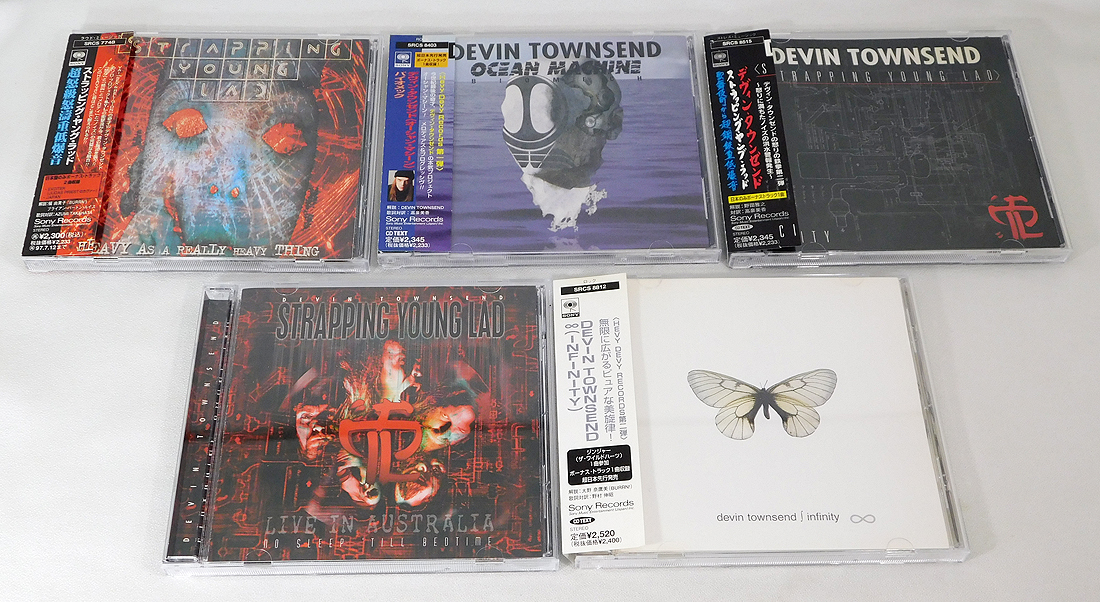 【即決】Strapping Young Lad + Devin Townsend 国内盤[CD] 5枚セット/ほぼ帯付/超怒級怒濤重低爆音/ストラッピング・ヤング・ラッド _画像1