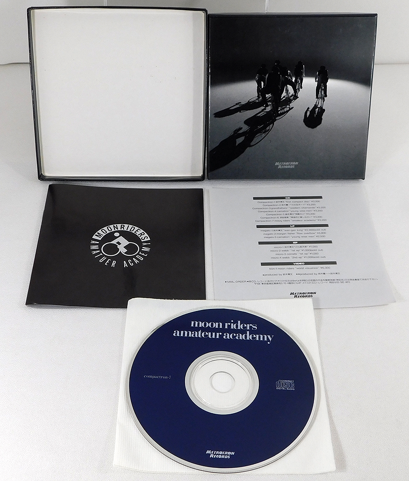 【即決】箱型ジャケット CD「ムーンライダーズ MOON RIDERS/アマチュア・アカデミー AMATUER ACADEMY」METROTRON compactron-7/鈴木慶一_画像2